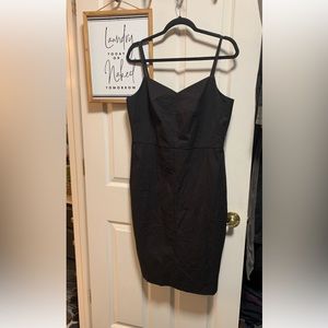 Banana Republic Black Spaghetti Strap dress size 14 NWT